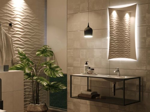 LED fürdőszobai tükör M5