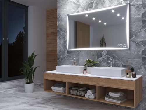 Intelligens fürdőszobai fali tükör M5 prémium
