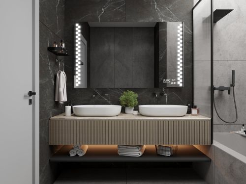 Artalo dizájnos fürdőszobai tükör M8 prémium